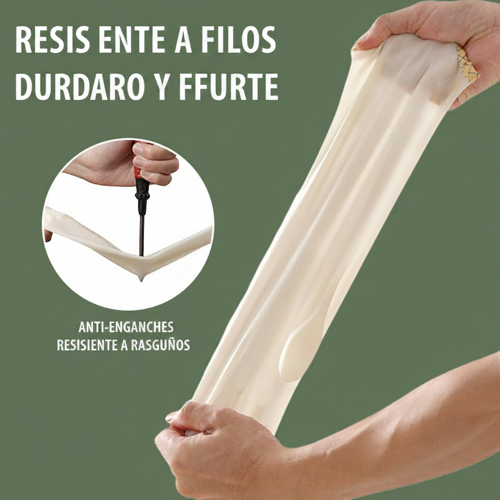 Guantes de Nitrilo para Lavar Trastes y Hogar - 3