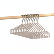 Ganchos para ropa antideslizantes con recubrimiento plástico - 1