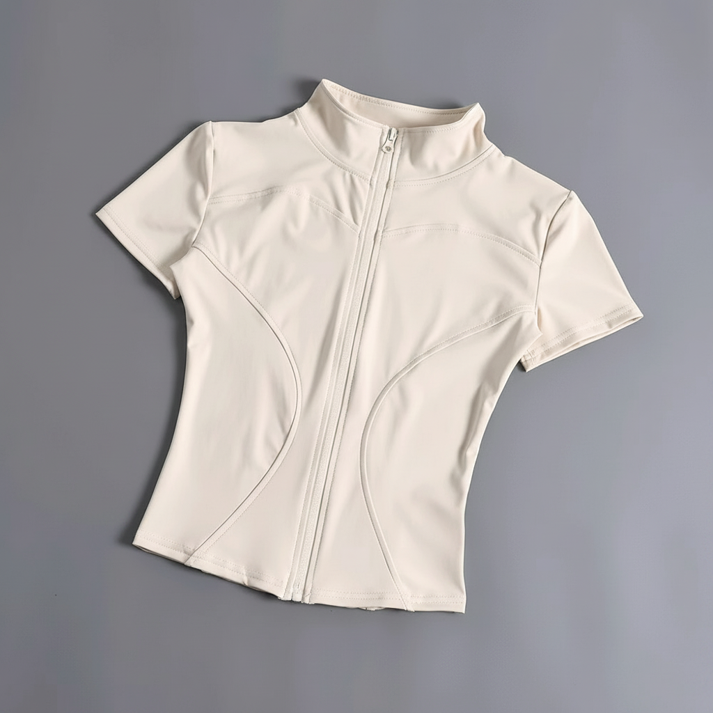 Jacket deportivo de secado rápido con cierre para mujer - 2