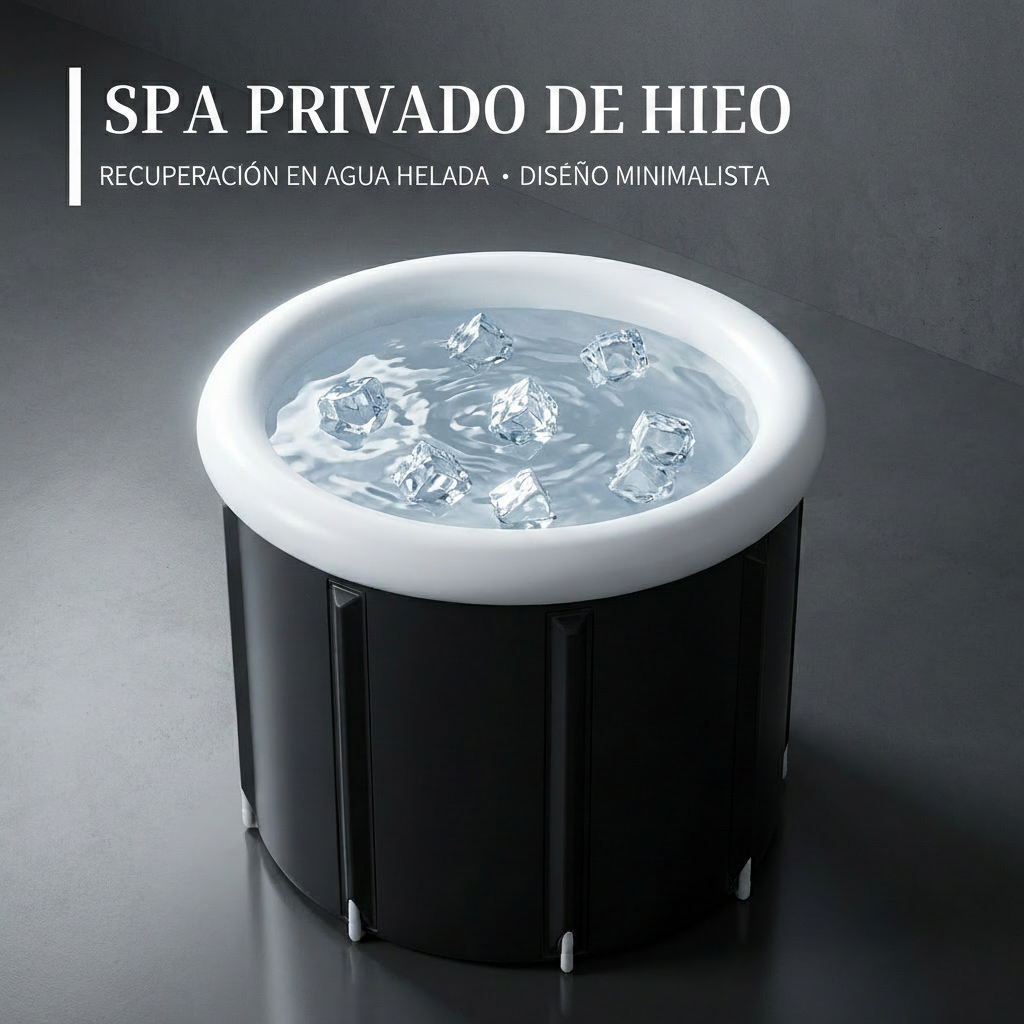 Tina de Baño de Hielo Inflable Plegable 5 Capas - 3