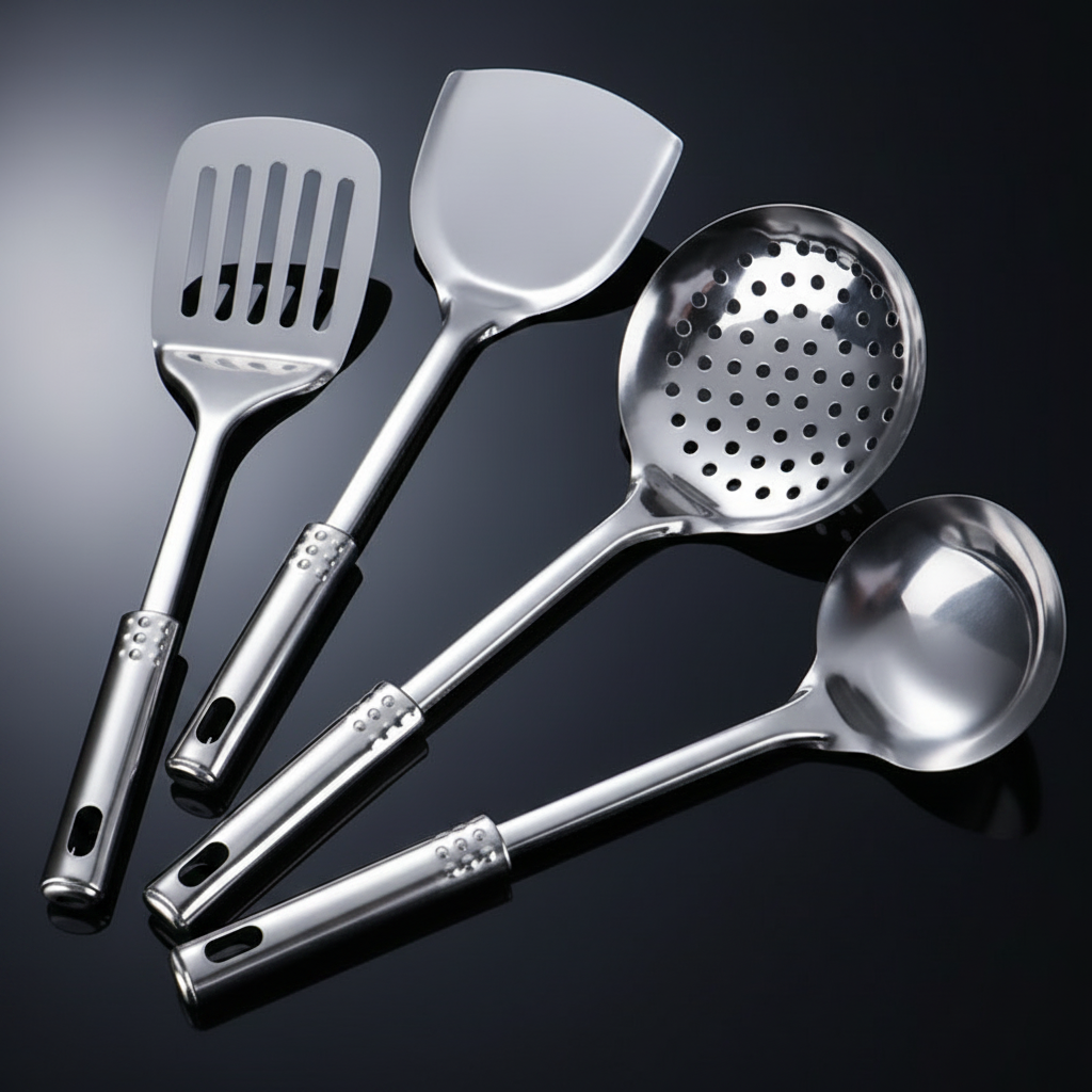 Utensilios de Cocina Acero Inoxidable Set Completo - 3