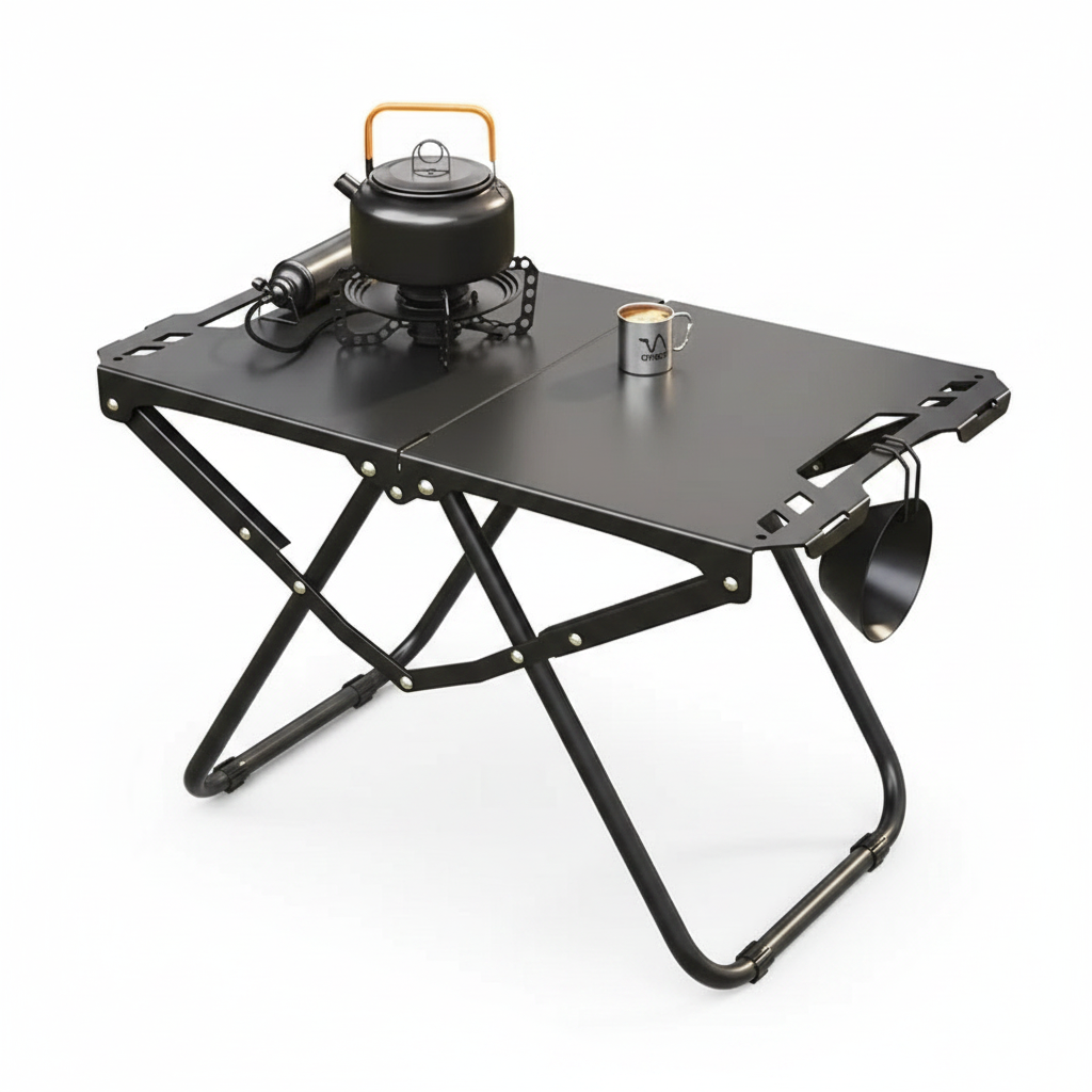 Mesa Táctica Plegable de Aluminio para Camping IGT - 1