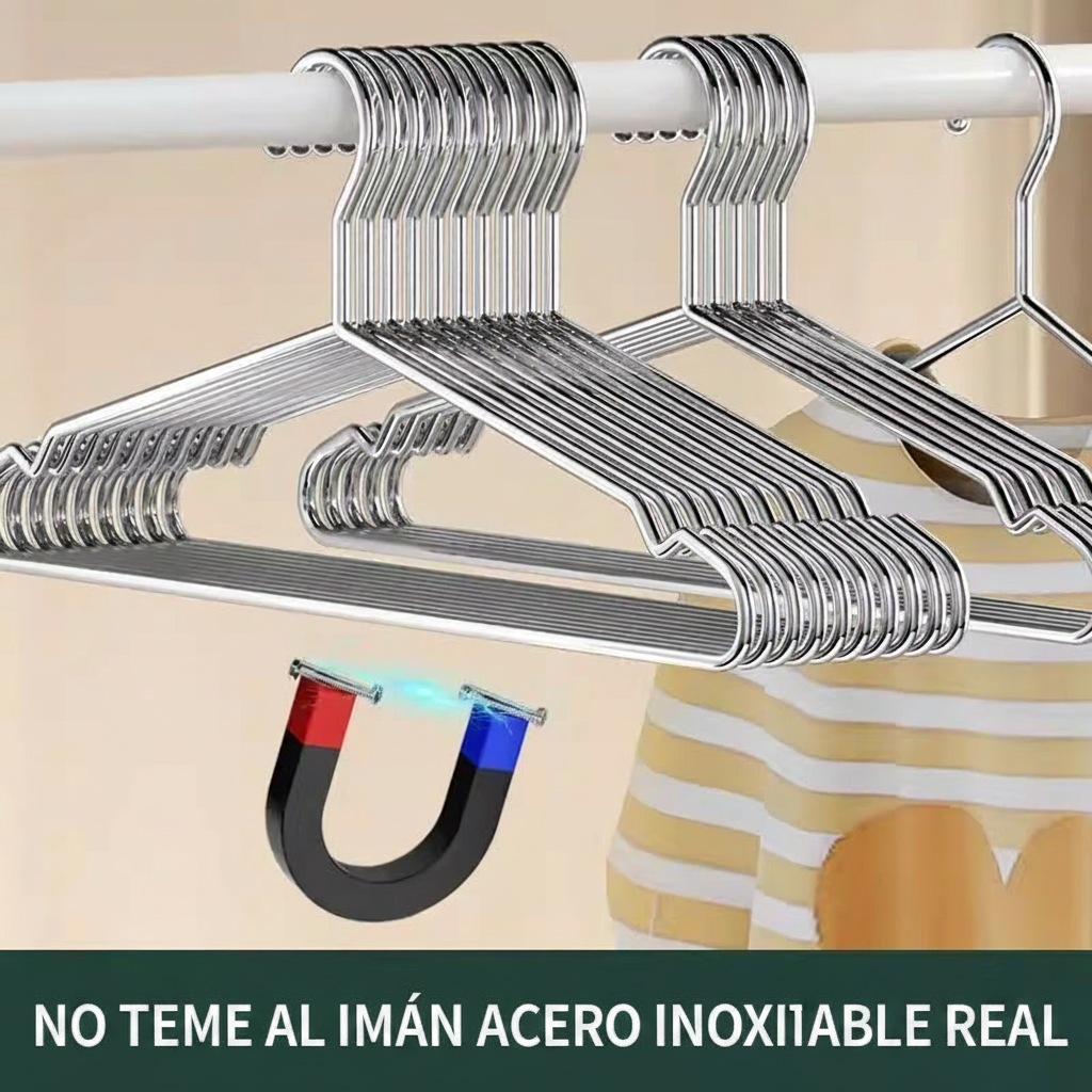 Ganchos para ropa de acero inoxidable 304 resistentes - 2