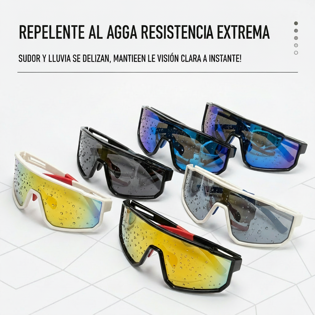 Lentes de Sol Polarizados Deportivos Marco Grande UV400 - 2