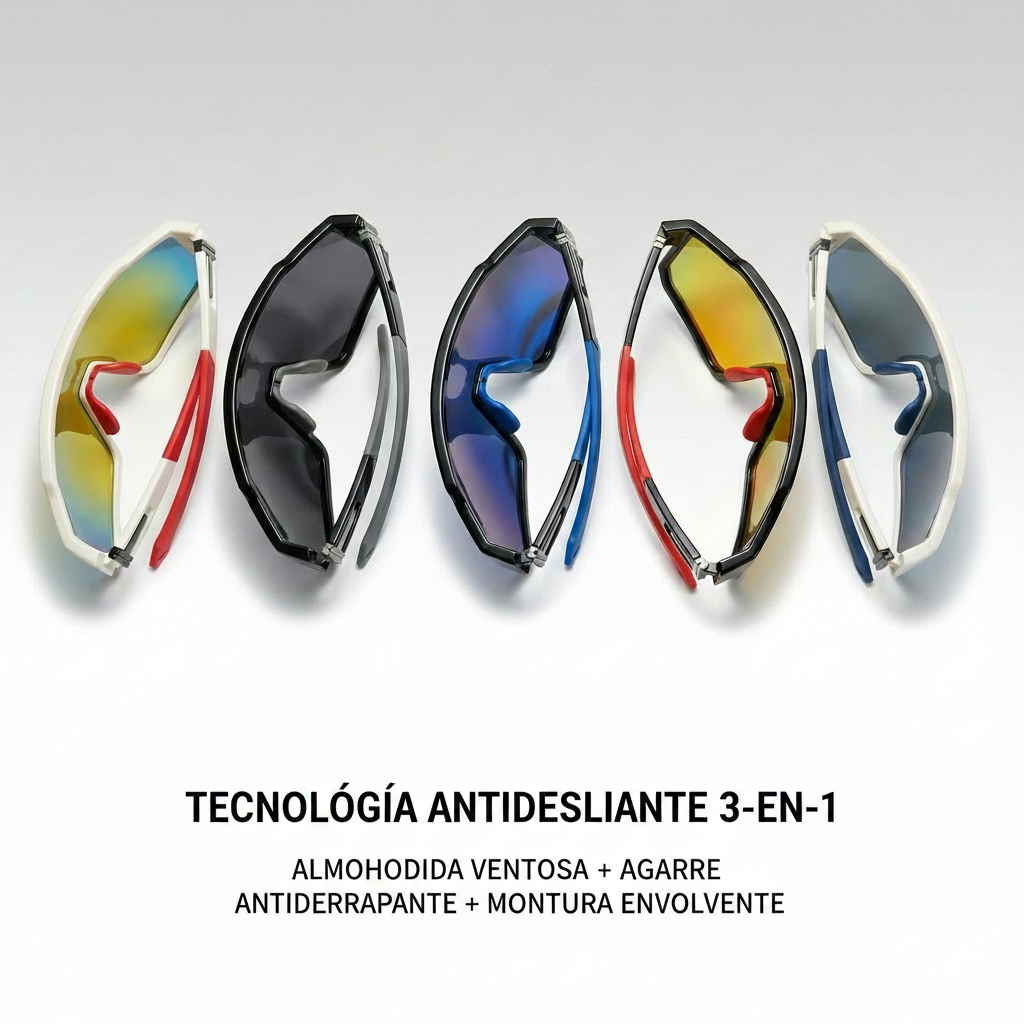 Lentes de Sol Polarizados Deportivos Marco Grande UV400 - 3
