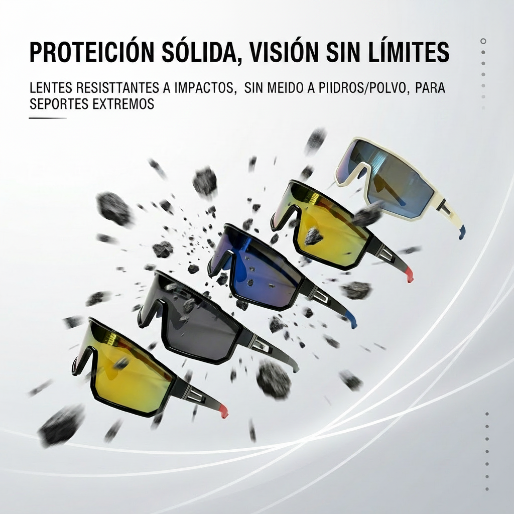 Lentes de Sol Polarizados Deportivos Marco Grande UV400 - 4