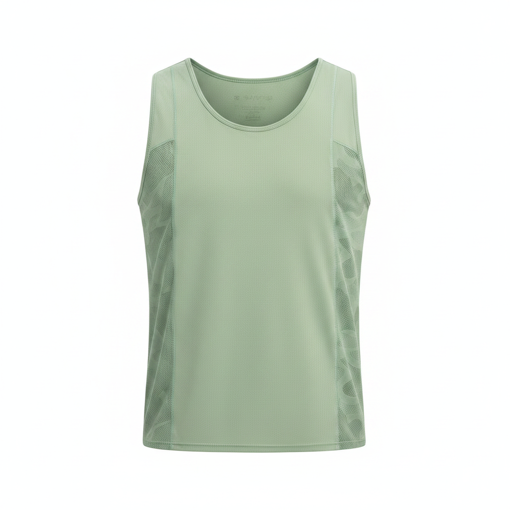 Playera sin mangas deportiva hombre secado rápido - 1