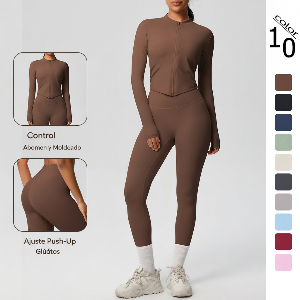 Set Deportivo Yoga y Fitness para Mujer 8 Piezas - 2