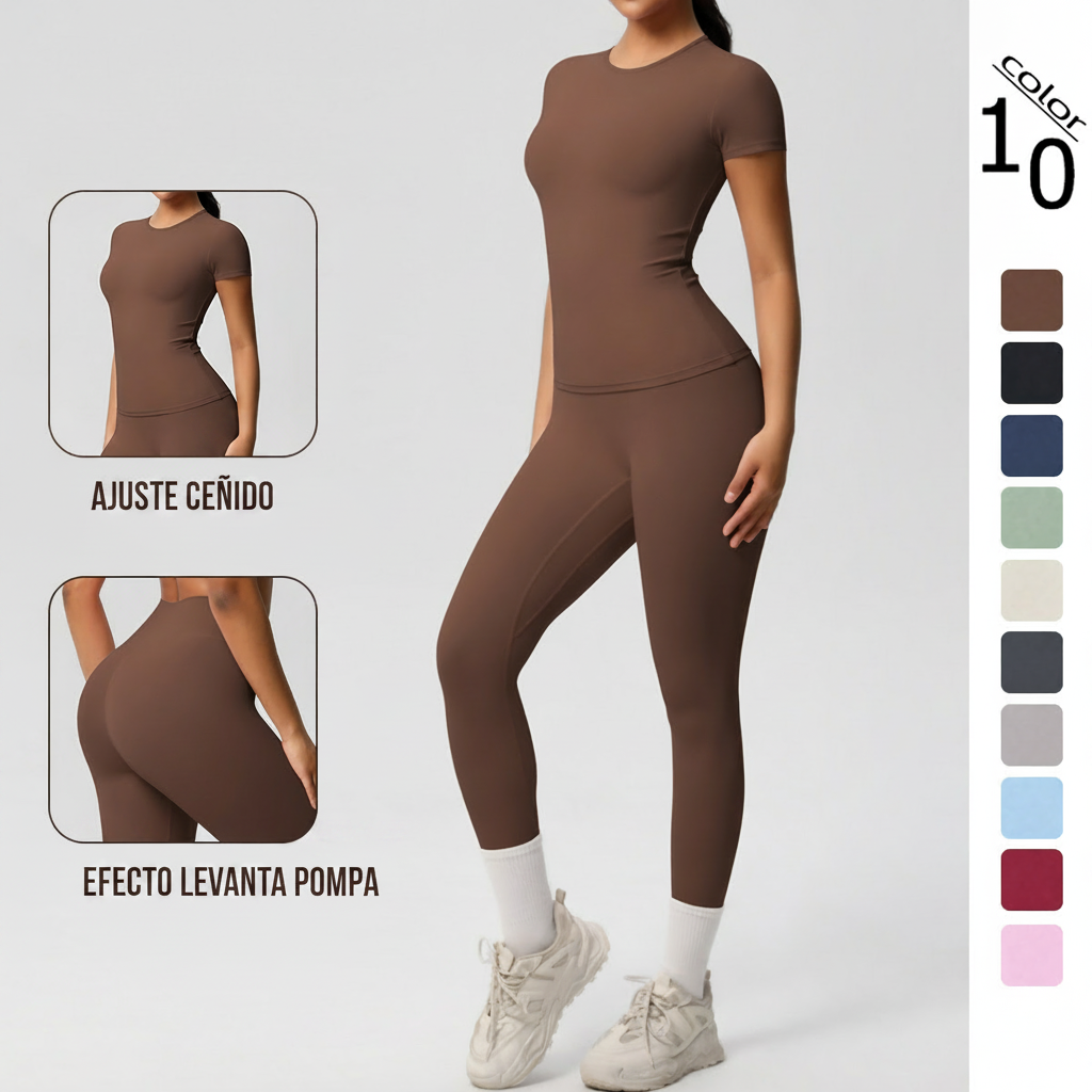 Set Deportivo Yoga y Fitness para Mujer 8 Piezas - 4
