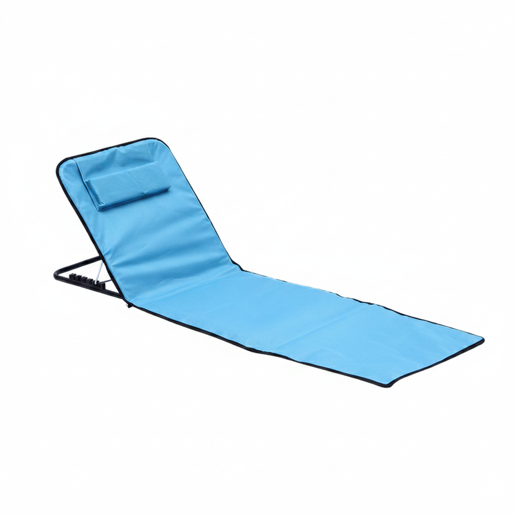 Tapete Reclinable para Playa y Camping con Respaldo Ajustable - 1