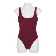 Traje de Baño Entero con Espalda Descubierta y Pierna Alta - 1