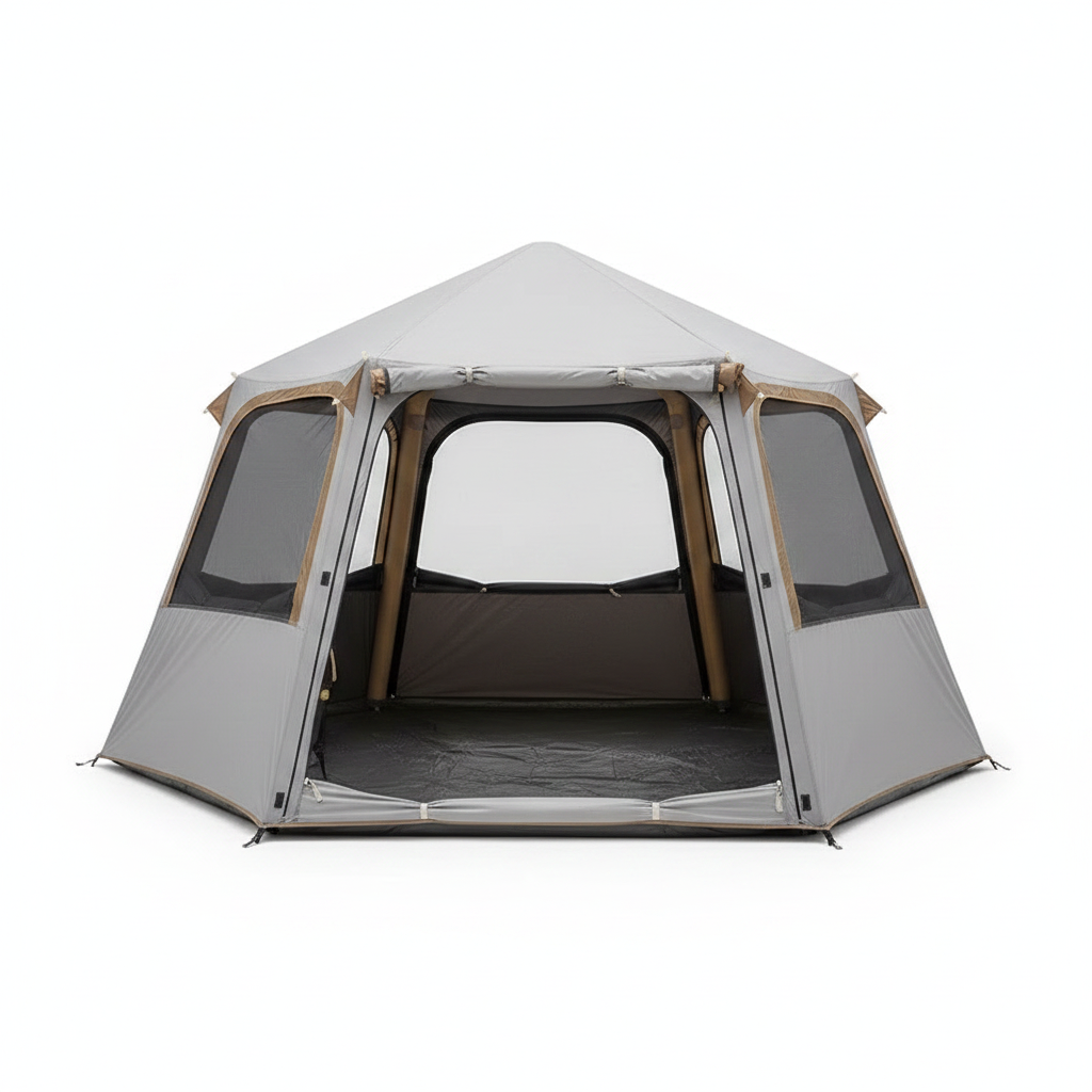 Carpa Inflable Hexagonal de Apertura Rápida 3-5 Personas - 1