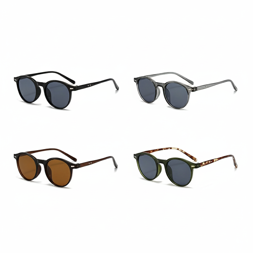 Lentes de Sol Redondos Polarizados UV400 Unisex - 2