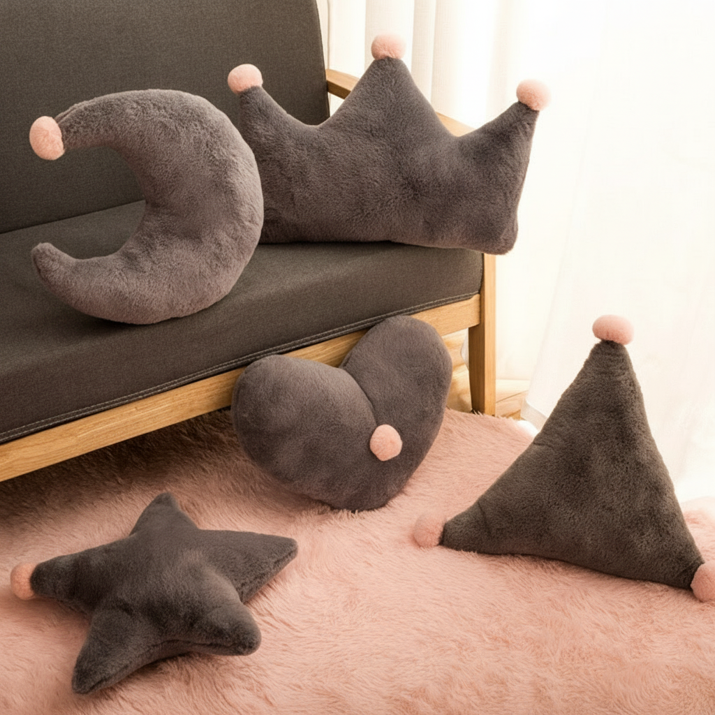 Cojín Decorativo de Peluche Figuras Nórdicas con Relleno - 3