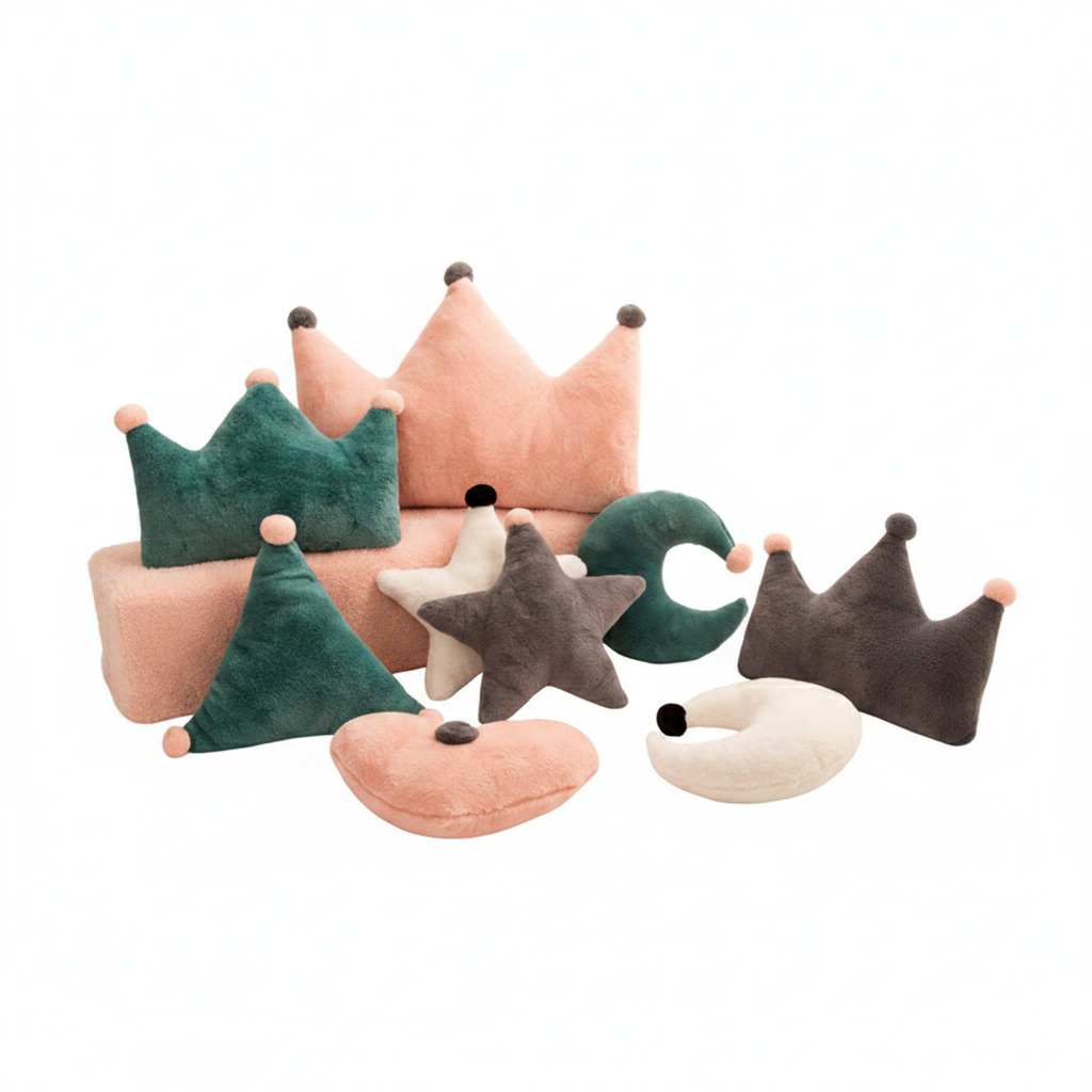 Cojín Decorativo de Peluche Figuras Nórdicas con Relleno - 1