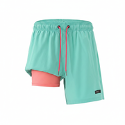 Shorts de Playa Hombre Secado Rápido Doble Capa - 1