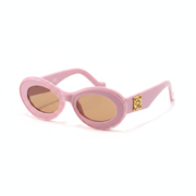Lentes de Sol Ovalados UV400 Unisex Estilo Retro - 1