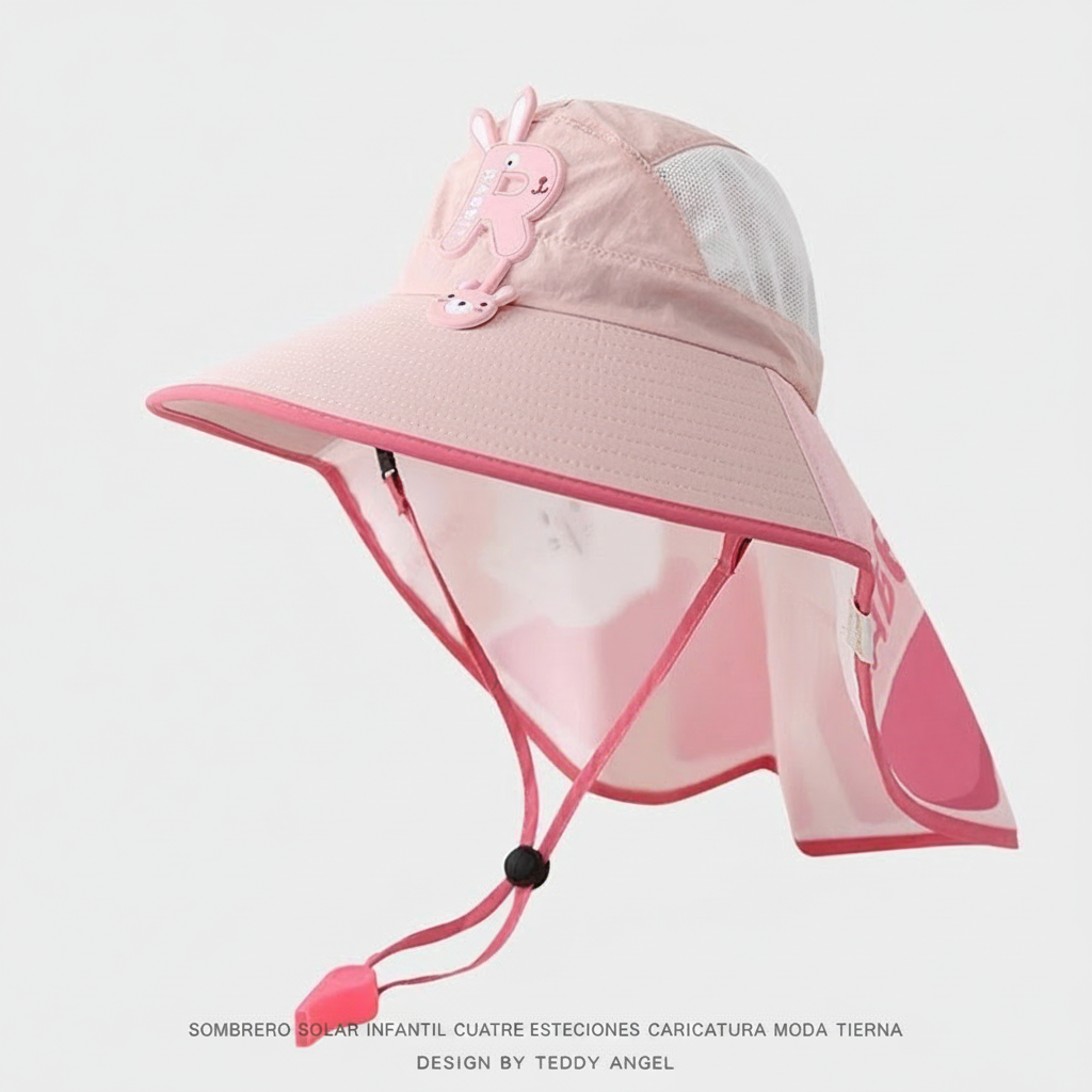 Gorra Solar Infantil con Ventilador y Protección UV - 3