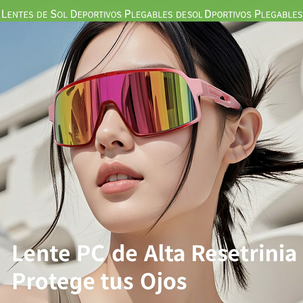 Lentes de Sol Deportivos Plegables UV400 para Adulto - 2