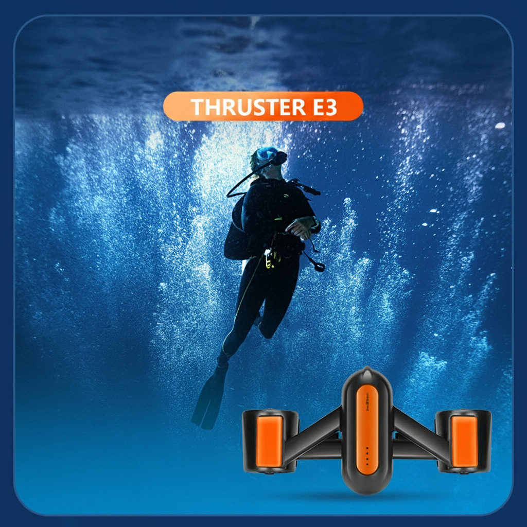 Propulsor Subacuático para Snorkel y Buceo Modelo E3 - 2