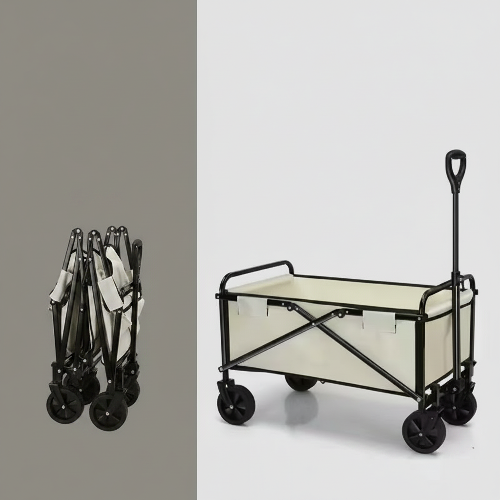 Carrito de Camping Plegable para Picnic y Mercados - 3