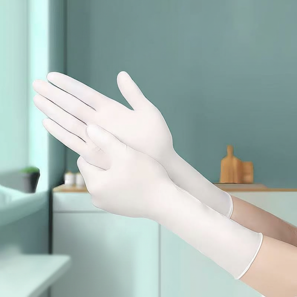 Guantes de Nitrilo Desechables para Cocina y Limpieza del Hogar - 3
