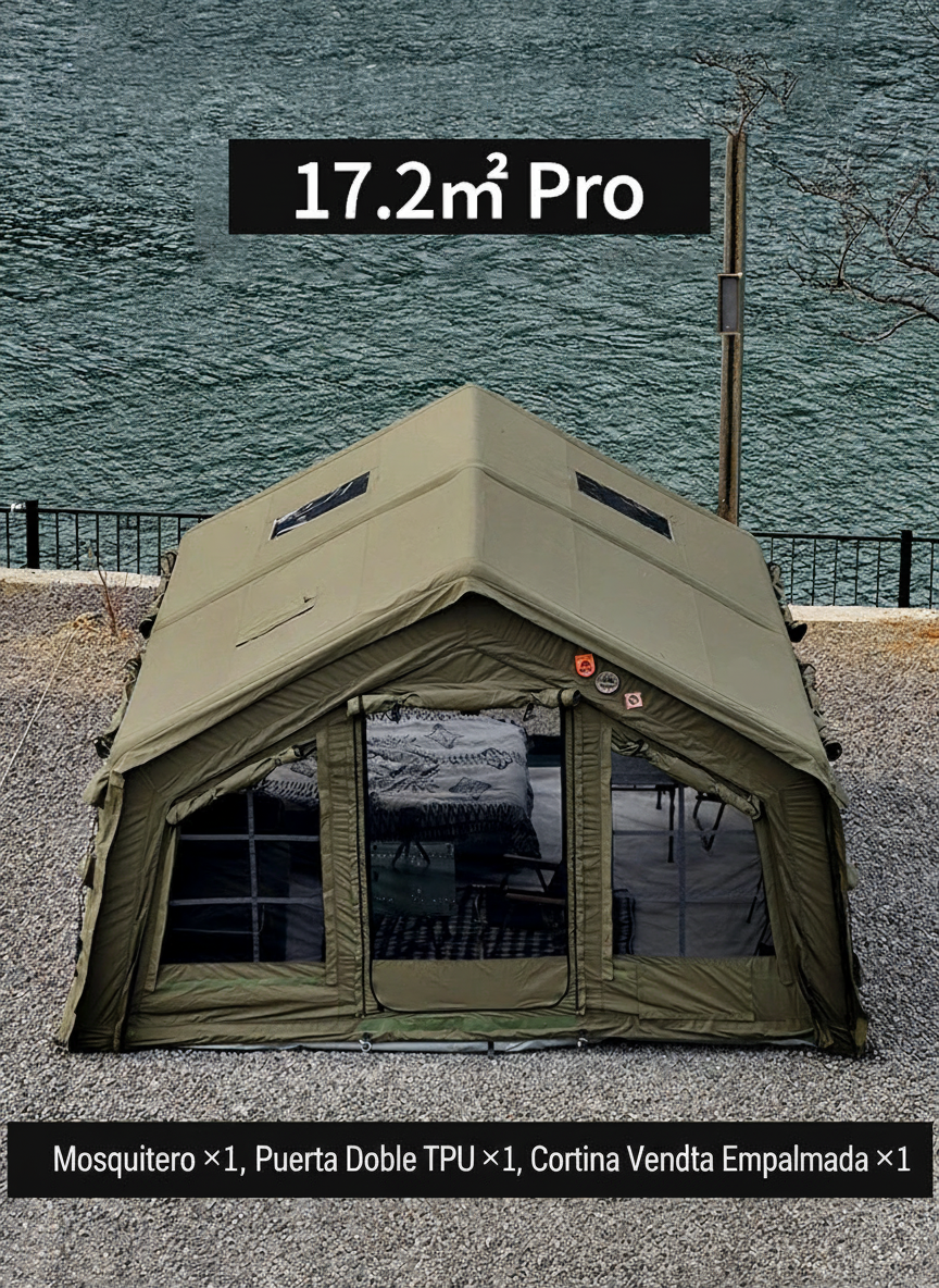 Tienda de Campaña Inflable 4.8x3.6m para 4-10 Personas - 2