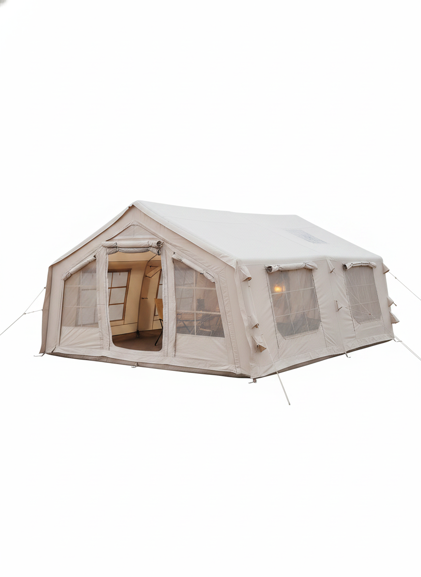 Tienda de Campaña Inflable 4.8x3.6m para 4-10 Personas - 1