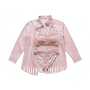 Bikini de Rayas Verano Look Coreano Mujer - 1