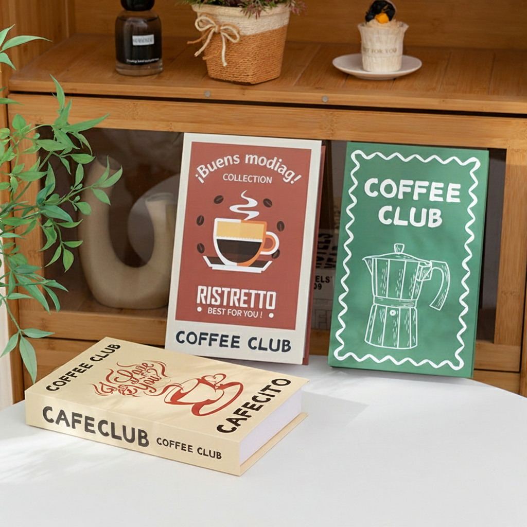 Libro Decorativo Falso Plegable Estilo Moderno - 4