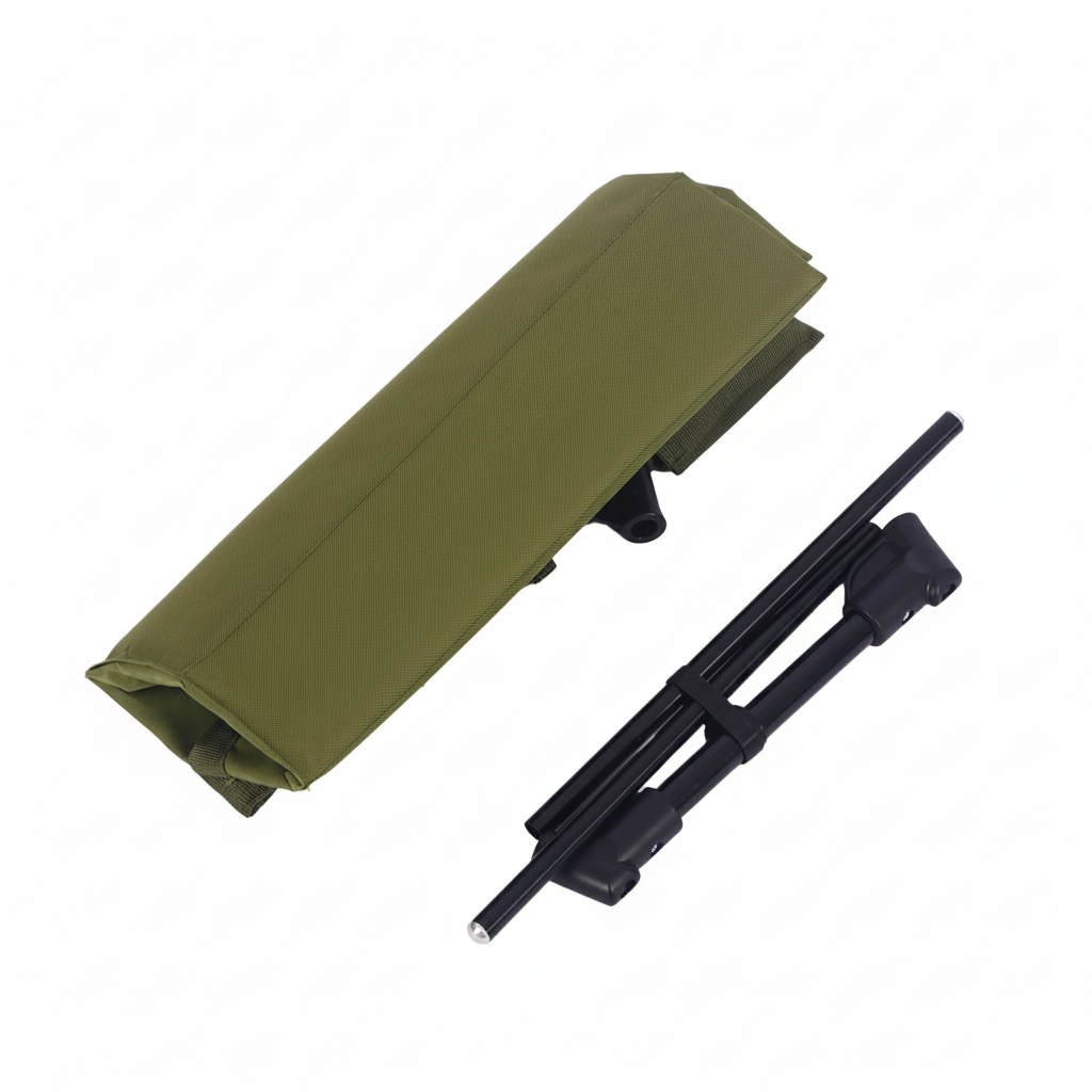 Silla Plegable de Camping con Respaldo Portátil - 4