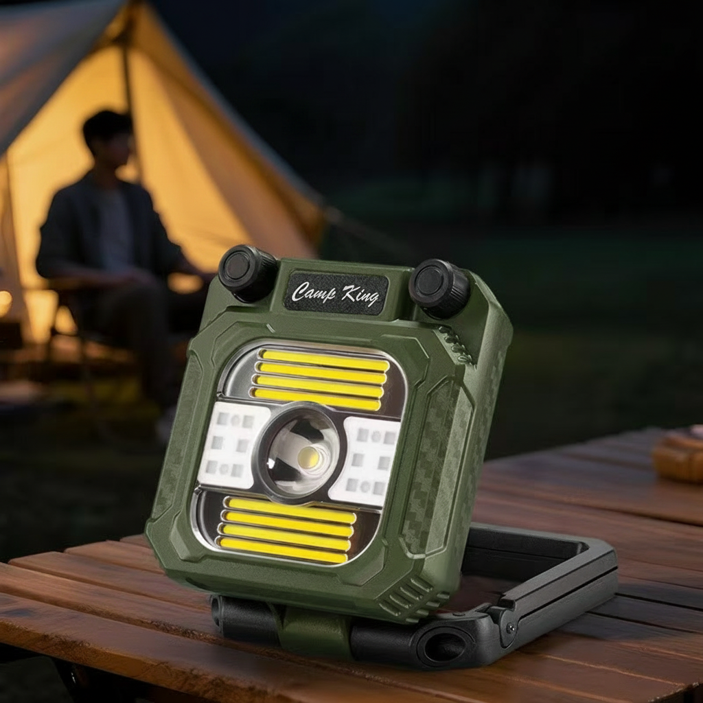 Lámpara de Camping LED con Carga Manual de Emergencia - 2