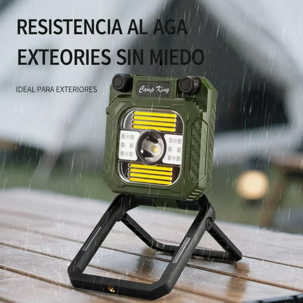 Lámpara de Camping LED con Carga Manual de Emergencia - 3