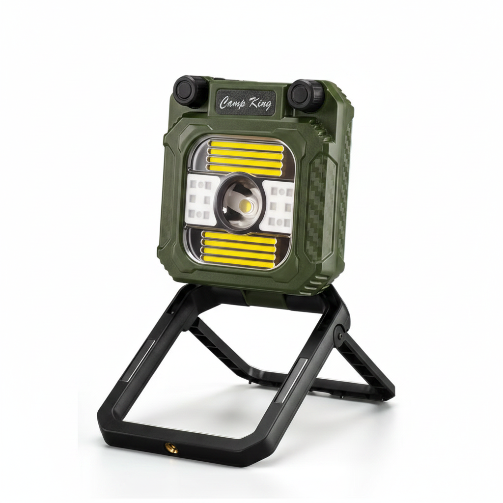 Lámpara de Camping LED con Carga Manual de Emergencia - 1