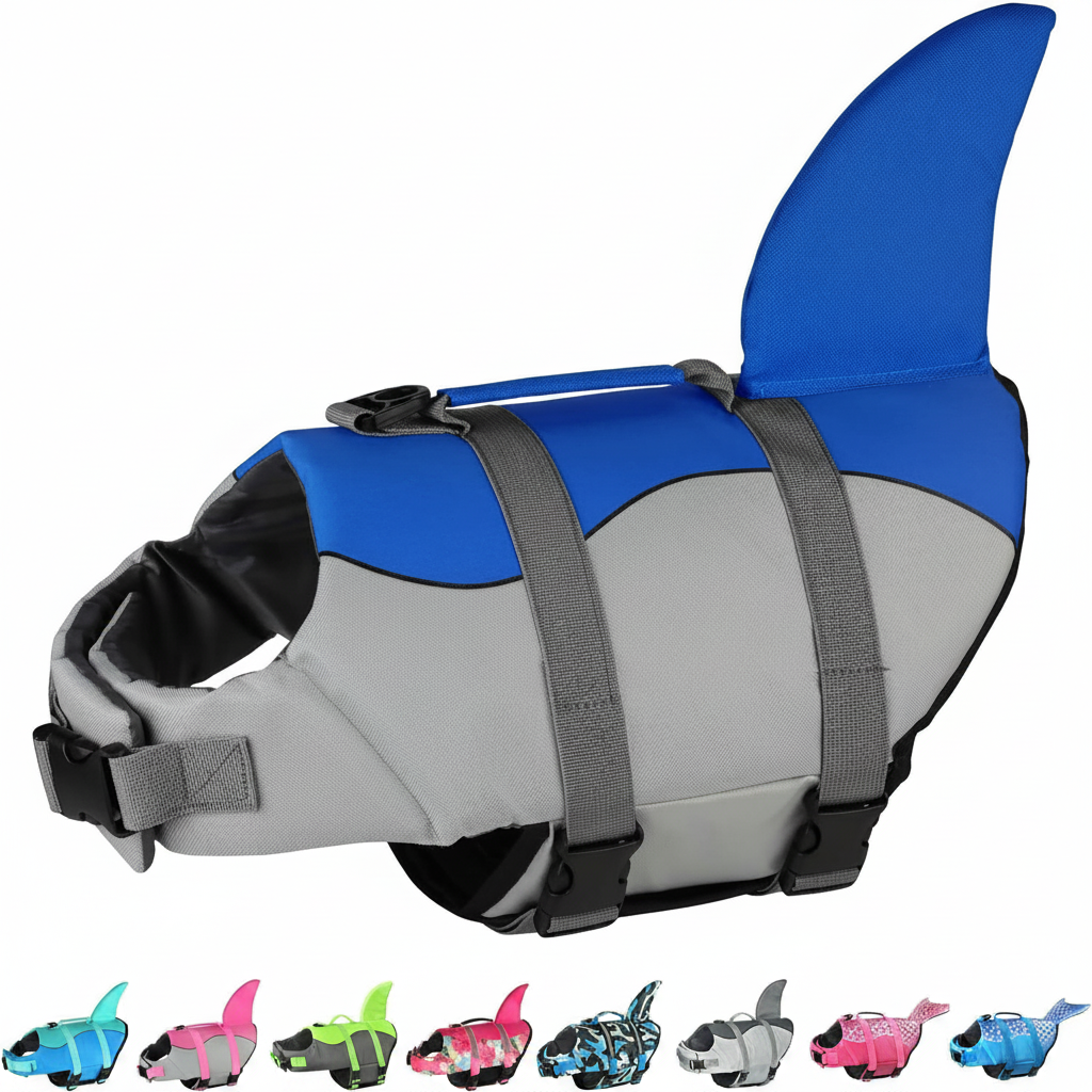 Chaleco Salvavidas para Perro Diseño Tiburón - 2