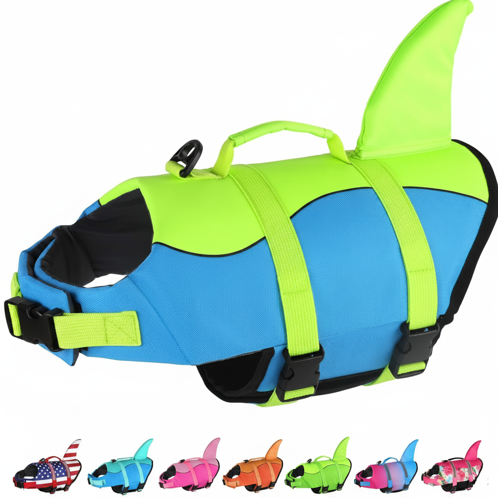 Chaleco Salvavidas para Perro Diseño Tiburón - 3
