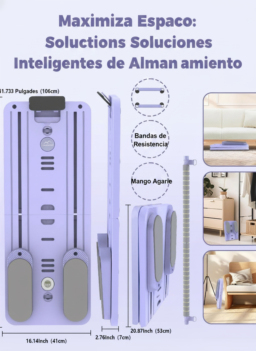 Tabla de Pilates Plegable Multifuncional para Yoga - 2