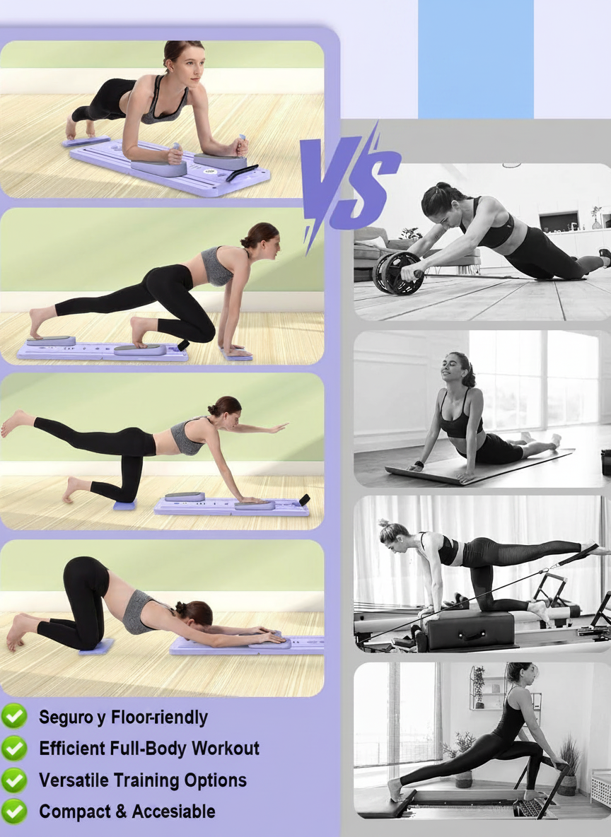 Tabla de Pilates Plegable Multifuncional para Yoga - 4