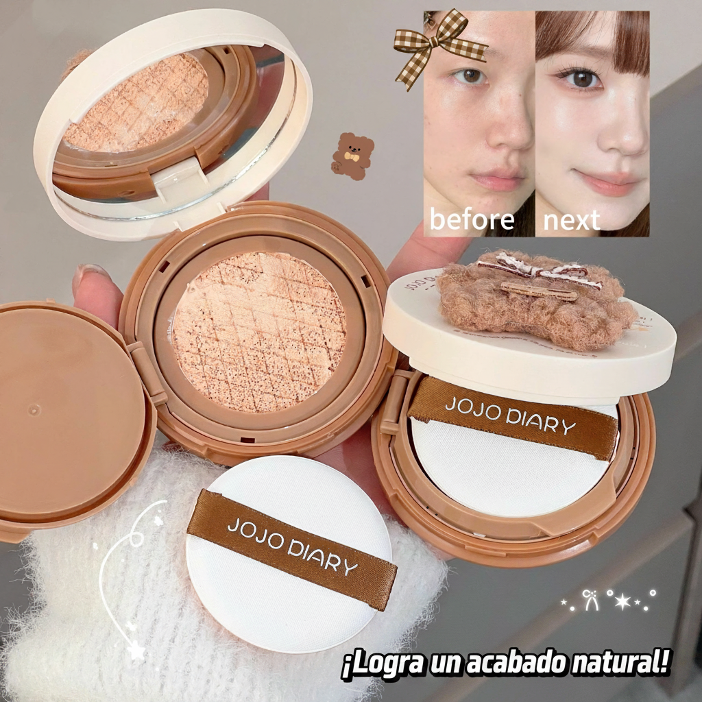 Base Cushion BB Cream JOJO DIARY efecto piel satinada - 1