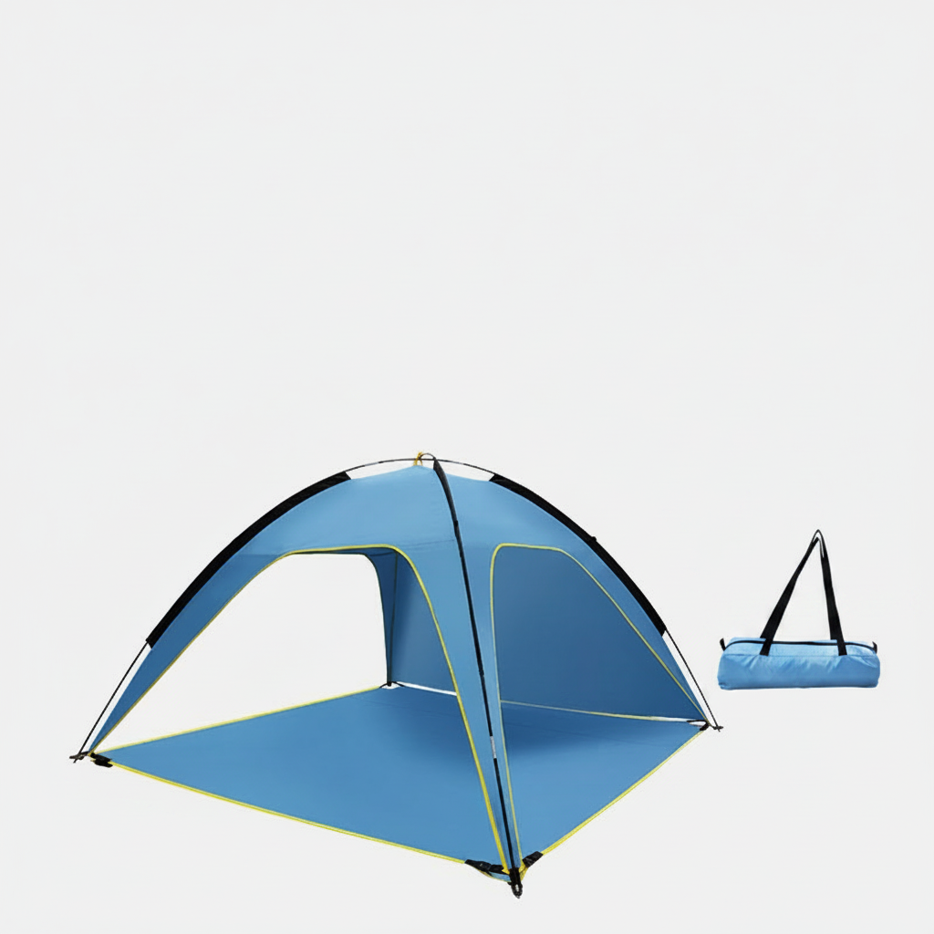 Carpa de Playa Anti-UV 3 Lados Ventilados 210x210x130cm - 2