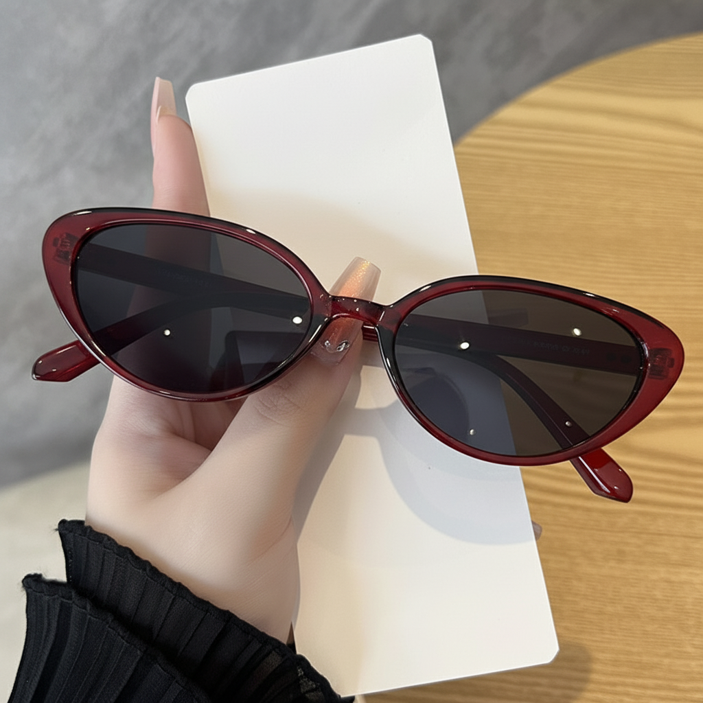 Lentes de Sol Ojo de Gato Estilo Retro con Protección UV400 - 4