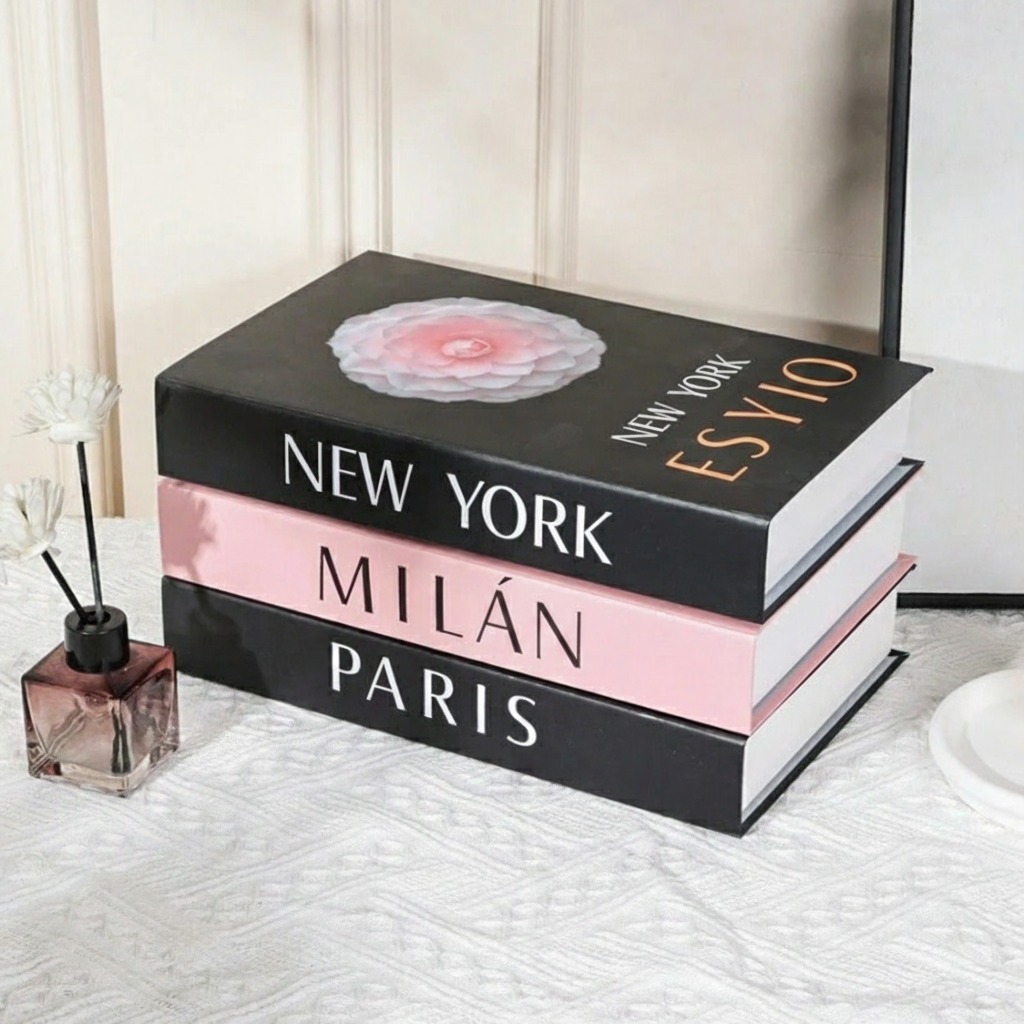 Libros Decorativos Falsos Plegables para Estantería - 2