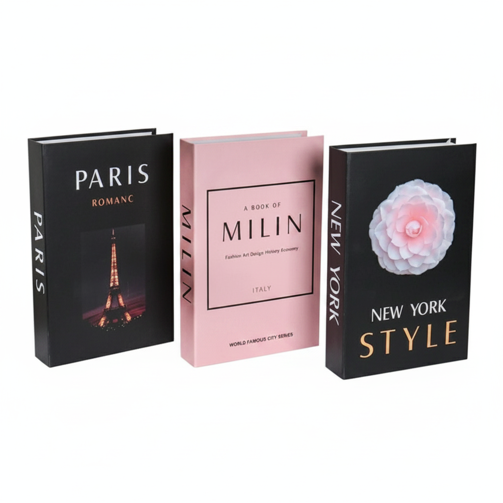 Libros Decorativos Falsos Plegables para Estantería - 1