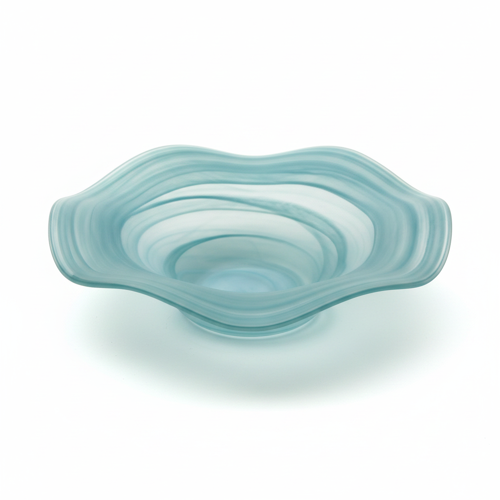 Frutero de vidrio decorativo estilo minimalista moderno - 1