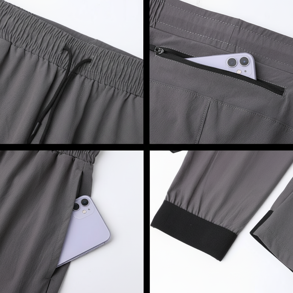 Pants deportivo hombre secado rápido corte holgado - 2