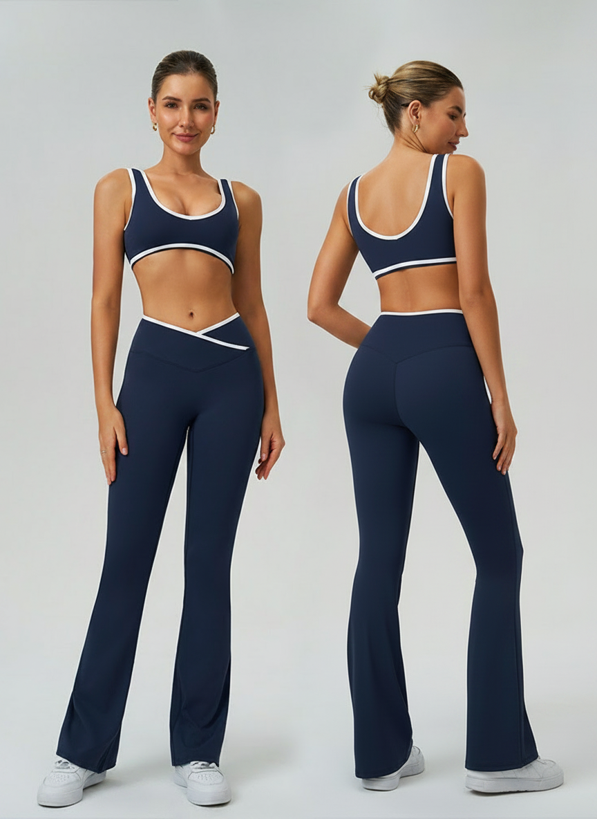 Leggings de Yoga Acampanados Efecto Segunda Piel Mujer - 4