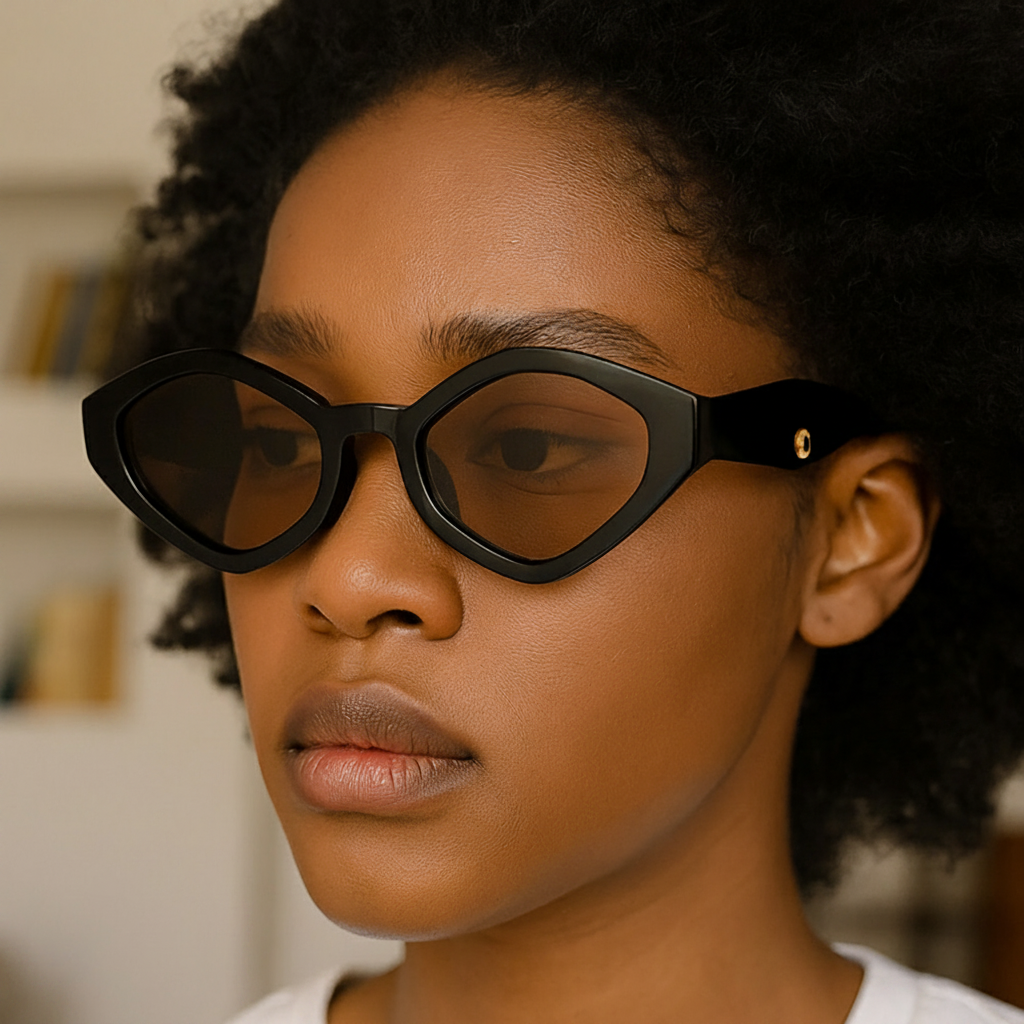 Lentes de Sol Octagonales Moda UV400 Unisex - 3