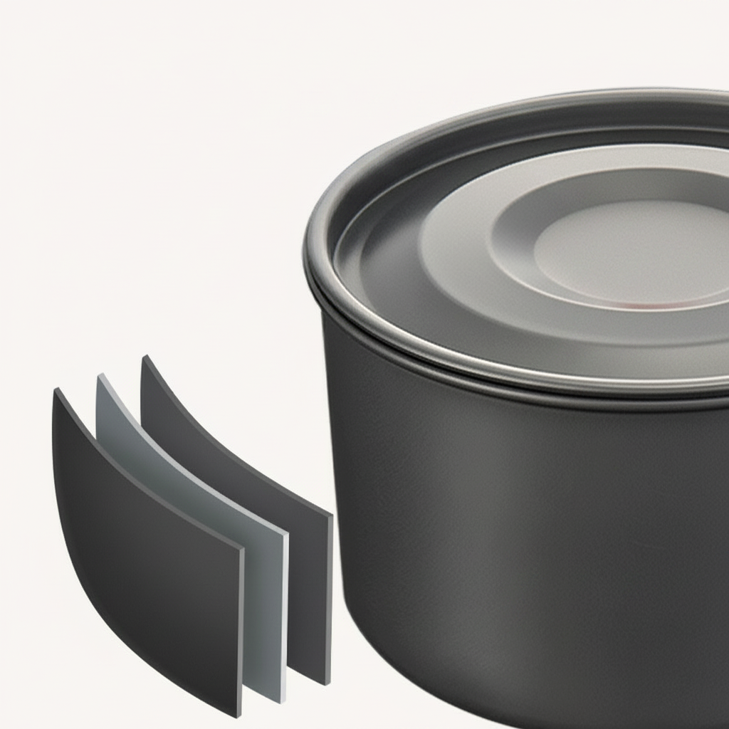 Set de cocina plegable para camping en aluminio - 2