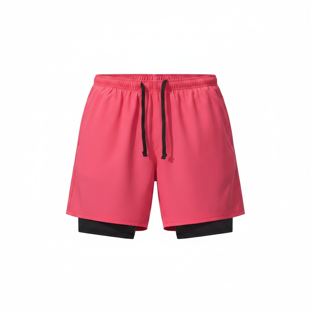 Short Deportivo 2 en 1 con Forro Interior Anti-Transparencia - 1