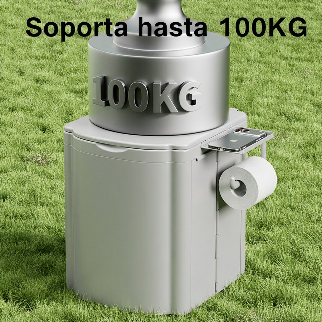 Baño Portátil Plegable para Auto y Camping - 3
